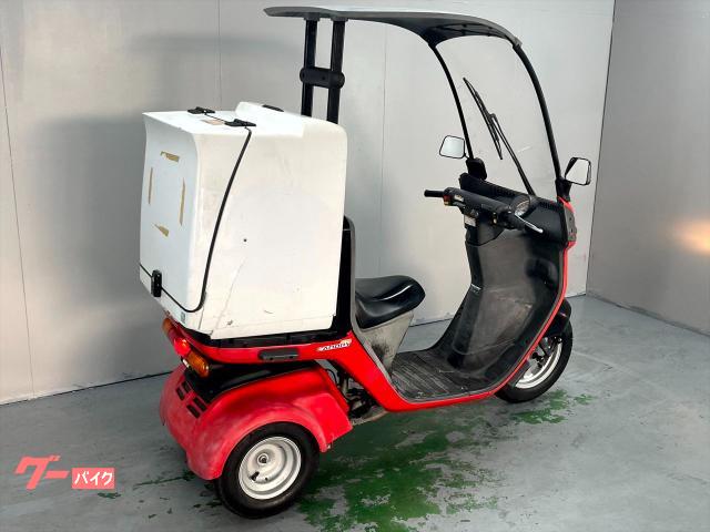 ホンダ ジャイロキャノピー TA03-111 T'sボックス付き 走行約17500km ホンダ ジャイロキャノピー TSプロダクト大型リアBOX付・TA03