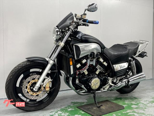 車検R4.9/23迄 ヤマハ V-ｍax 2WF 逆車 カーボン外装 オーリンズ オーバーマフラーリアキャリア Vブースト VMAX 1200 Webike | OVER オーヴァー オーバー GP-PERFORMANCE フルチタン ツイン