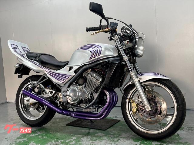 ＢＡＬＩＵＳ　ＺＲ２５０Ａ　１９９４年モデル　ウオタニＳＰII　カスタムペイント　テールカウル　集合管　バリオス