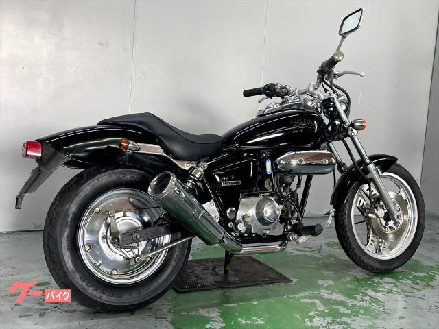 HONDA マグナ50】AC13 4スト　ブラック　ミッション マグナ50/ホンダ AC13 武川マフラー 59000の販売情報