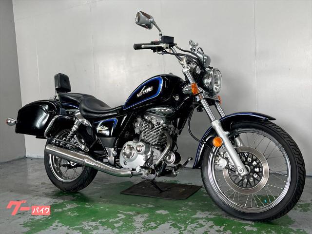 ＧＺ１２５ＨＳ　ＰＣＪＧ３　２００９年モデル　ノーマルコンディション　サイドボックス　エンジンガード　スポークホイール