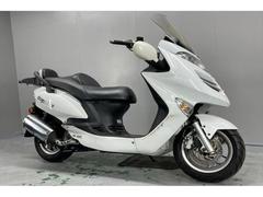 ＫＹＭＣＯ　グランドディンク２５０Ｚ　ＳＨ５０ＤＤ　ＥＴＣ車載器　社外ハンドル　ハンドルポスト　リアキャリア