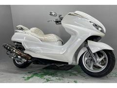 ヤマハ　グランドマジェスティ２５０　ＳＧ１５Ｊ　２００４年モデル　カスタム車　ハンドル　Ｆマスク　シート　マフラー　パワーフィルター