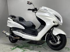 ヤマハ　マジェスティＣ　ＳＧ０３Ｊ　２００４年モデル　Ｆマスク　ハンドル　ＭＡＣＭＲＤマフラー　フェンダーレス　ステップボード