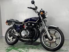 カワサキ　Ｚ７５０ＦＸII　ＫＺ７５０Ｅ　１９８１年　カスタム車　集合管　ＦＣＲキャブ　ウオタニＳＰ２　バックステップ　オイルキャッチタンク