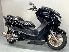 ヤマハ　マジェスティＣ　ＳＧ０３Ｊ　２００２年モデル　スーパートラップマフラー　Ｆマスク　シート　テールランプ　リアウイング　ステップ
