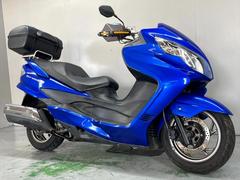スズキ　スカイウェイブ２５０　ＳＳ　ＣＪ４６Ａ　２００８年モデル　インジェクション　リアボックス付きで便利　ナックルガード