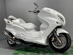 ヤマハ　マジェスティＣ　ＳＧ０３Ｊ　２００３年モデル　フルカスタム　社外マフラー　メッキパーツ多数　パワーフィルター