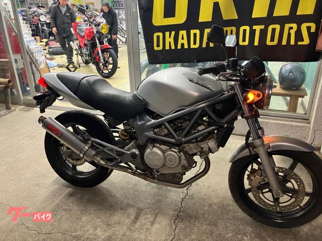 バイク ホンダ VTR250 FI MC33 純正 マフラー O2センサー付き 無転倒