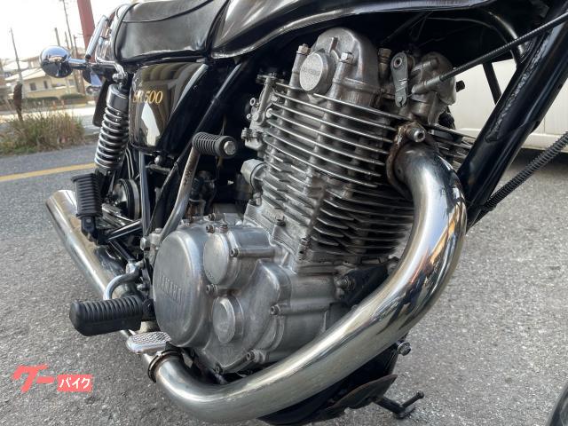 ヤマハ SR500 2J2初期型 リヤキャリア フロント19インチ ヤマハ SR500 2J2初期型 リヤキャリア フロント19インチ