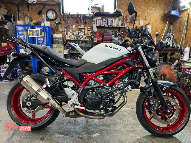 ＳＶ６５０ＡＢＳ・フロントスクリーン・グリップヒーター・ラジアルポンプブレーキ・ＬＥＤヘッドライト・ドラレコ・スリップオンマフラー