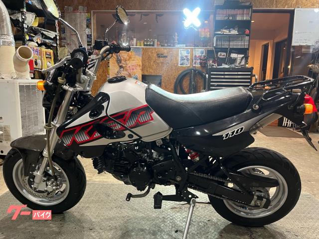カワサキ KSR110・カーボンフェンダー・武川製クラッチキット