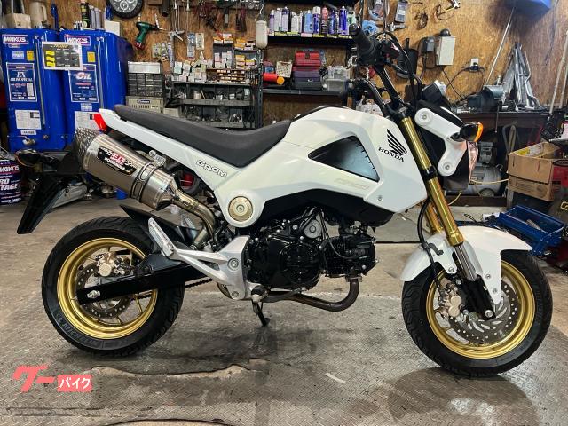 グロム・ヨシムラフルエキゾーストマフラー・ヘルメットロック