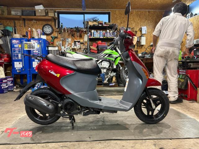 レッツ4・前後タイヤ新品・サイドスタンド