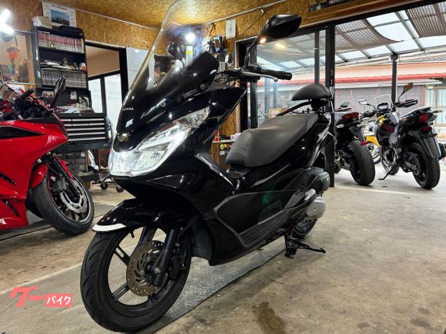 バイク pcx150jf56 ホンダ PCX・JF56・ホンダ純正ロングスクリーン・グリップ