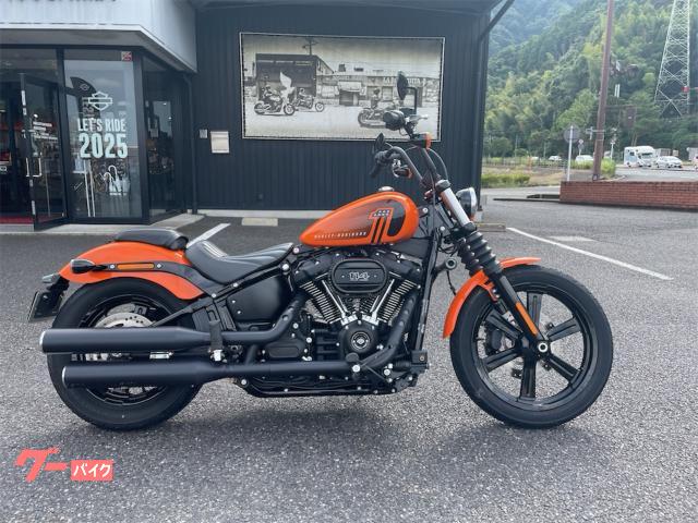 ＦＸＢＢＳ　ソフテイルストリートボブ１１４　２０２４年式　認定中古車　純正クラッシュバー付き