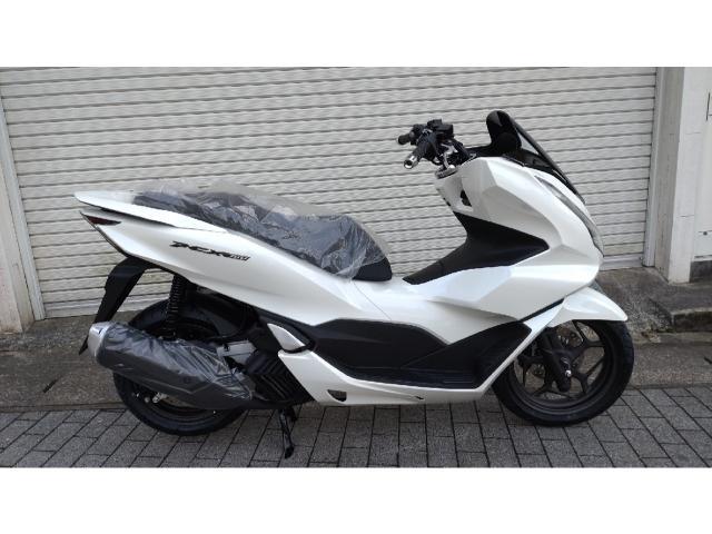 ホンダ ＰＣＸ１６０ パールジャスミンホワイト／ＬＥＤヘッドライト｜鮫島のりものセンター｜新車・中古バイクなら【グーバイク】