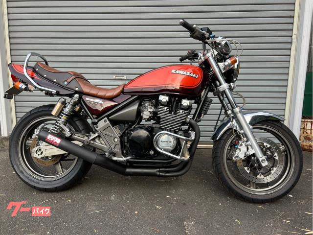 ZEPHYRχ 社外マフラー・タックロールシート・Fフェンダー・ヘッドライトなど