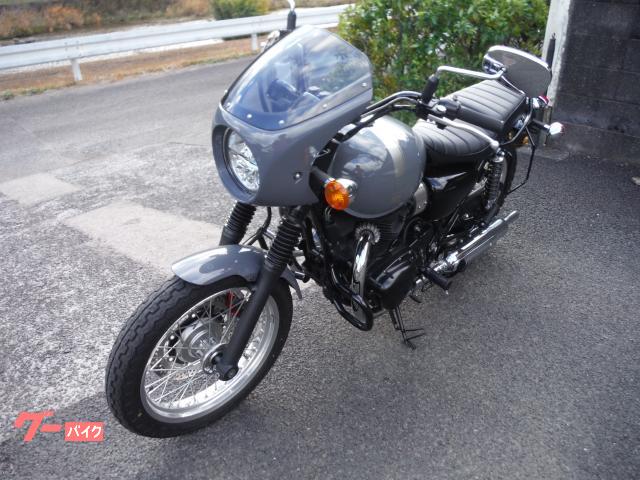 カワサキ W800 ストリート 2023モデル ビキニカウル サイド