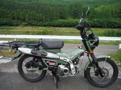 ホンダ　ＣＴ１２５ハンターカブ　２０２３モデル　エンデュランス大型キャリヤ　グリップヒーター　タケガワフォグランプ　ハンドルガード