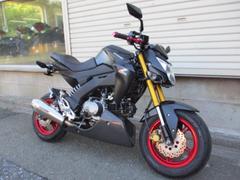 カワサキ　Ｚ１２５ＰＲＯ　タケガワマフラー　セパハン　Ｇクラフトバックステップ　フェンダーレス　アンダーカウル