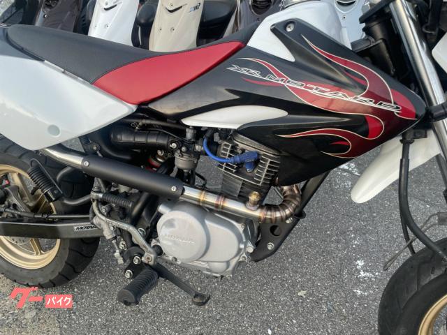 ホンダ ＸＲ１００ モタード タケガワ製マフラー 最終モデルカラー