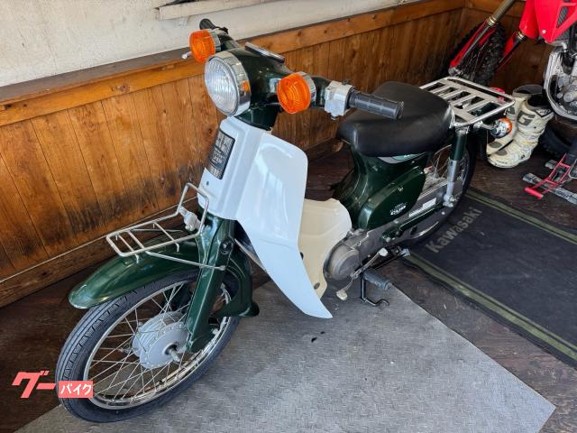 【カブ　カスタム】ホンダC50  セル付　前後タイヤ、バッテリー、キャリア新品❗️若林自転車　唐崎店　SALE❗️ ホンダ スーパーカブ50 C50 キャブレター 前後タイヤ プラグ
