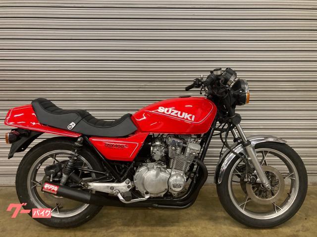 スズキ GSX400FS バイク 純正新品 タンク ※凹み有り