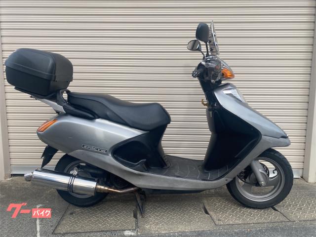 スペイシー１００社外マフラー、リヤＢＯＸ