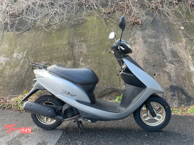 Dio AF62 前後タイヤ新品 シート張替済み シルバー