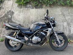 カワサキ　ＢＡＬＩＵＳ−II　ＺＲ２５０Ｂ　黒　マフラー　ウインカー　ミラー