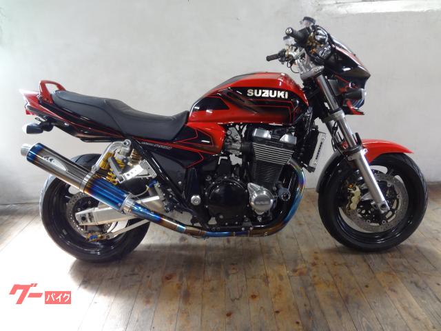 スズキ ＧＳＸ１４００ 社外マフラー オーリンズリアサス バック