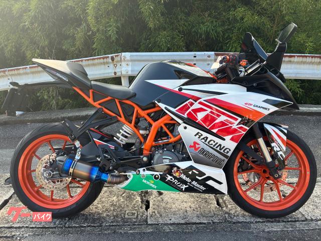 ＲＣ３９０−マフラーカスタム車ー男女問わず乗りやすいバイクです。自分に御褒美されてください。