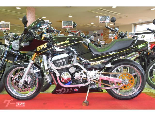 カワサキ ＧＰＺ９００Ｒコンプリートフルカスタム 装着パーツ２５８万円以上  ゲイル・ナイトロ・ＦＣＲ・ビトーＦフォーク・フルブレンボ他多数｜Ｋ－ＳＰＥＣ 久留米本店 （株）野口自動車｜新車・中古バイクなら【グーバイク】