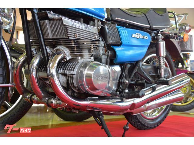スズキ GT550 初期型 GT500仕様リーディングブレーキ 車検令