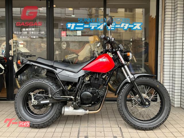 ＴＷ２２５Ｅ　前後タイヤ新品交換済み　社外マフラー付き