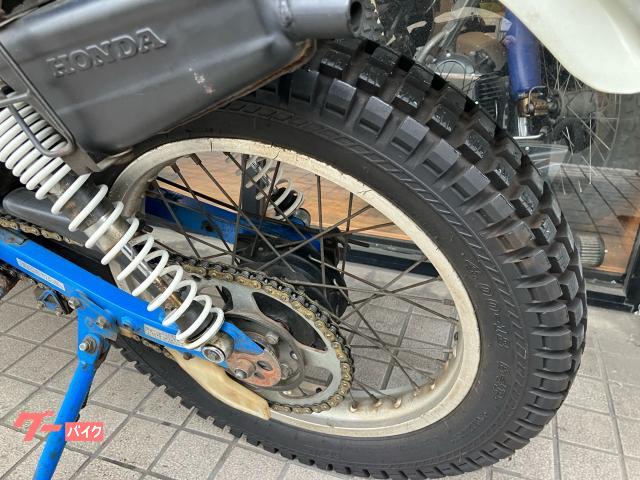 ホンダ TL125 フィールドトッリッパー 納車前に前後タイヤ新品