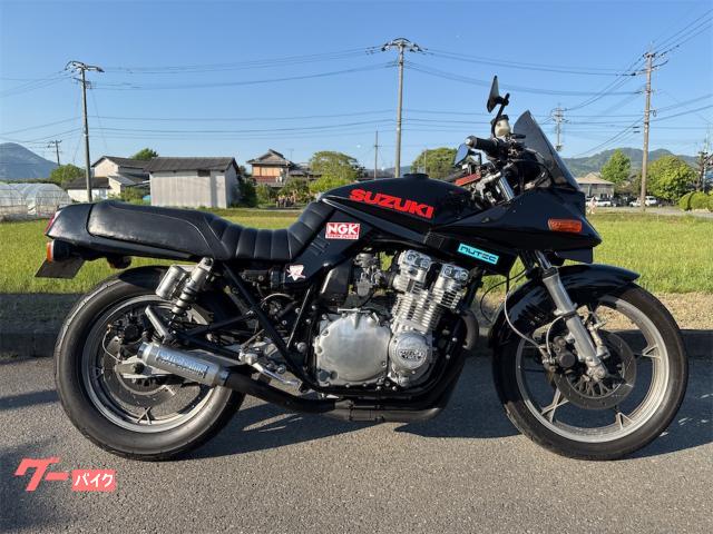 ＧＳＸ７５０Ｓ　ＫＡＴＡＮＡ　社外マフラー　ブラック
