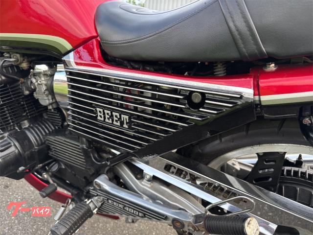 ホンダ CBX400F 社外マフラー マーシャルヘッドライト BEET