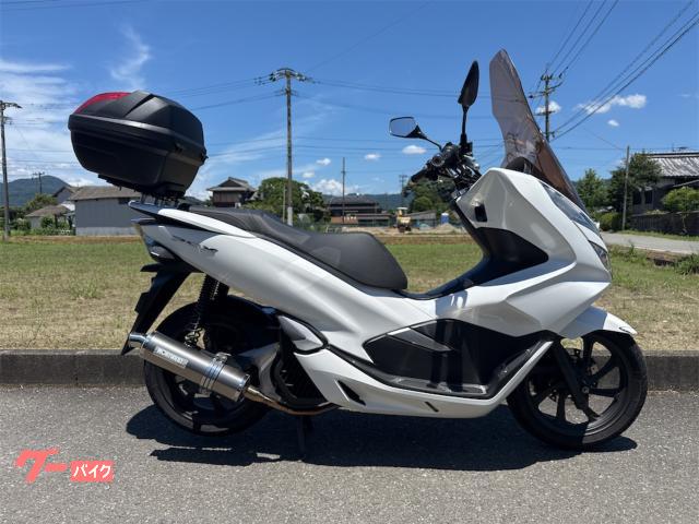 PCX JF81 モリワキマフラー リアキャリア 社外スクリーン カスタム