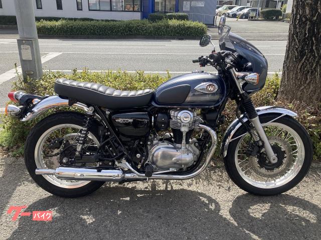 Ｗ８００　ＣＨＩＣ・ＤＥＳＩＮＧ製ビキニカウル　ＥＴＣ車載器　グリップヒーター付き