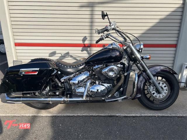 イントルーダークラシック　フィッシュテールマフラー　キャストホイール　パニアケース　エンジンガード