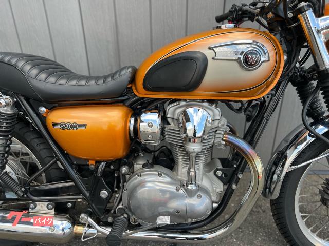 カワサキ W800 R'Sギヤマフラー LEDヘッドライト ウインカー