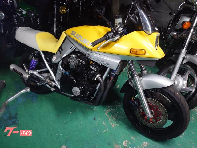 ＧＳＸ７５０Ｓ　ＫＡＴＡＮＡ　ヨシムラサイクロン　１７インチホイール　別体ブレーキマスター　前後ブレーキホース