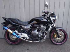 ホンダ　ＣＢ４００Ｓｕｐｅｒ　Ｆｏｕｒ　ＶＴＥＣ　Ｒｅｖｏ　社外マフラー　エンジンガード　ヘルメットホルダー