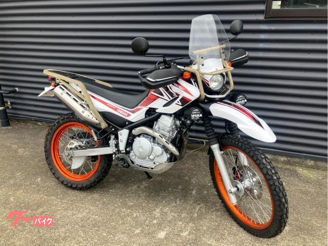 ツーリングセロー　フロントタイヤ新品　ＰＩＡＡフォグ　オイルクーラー　ＥＴＣ２．０