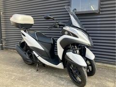 ヤマハ　トリシティ１５５　　ワンオーナー　グリップヒーター　スクリーン　ローシート　キャリア　ＢＯＸ付き