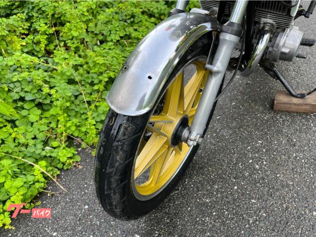 スズキ GT380 キャストホイール チョビ3 タイヤ新品