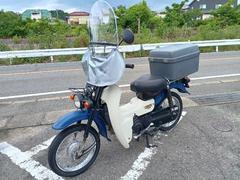 スズキ　バーディー５０　４サイクルＦｉ　セル付き　リヤボックス　旭風防