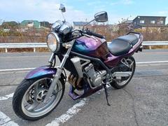 カワサキ　ＢＡＬＩＵＳ　６速ＭＴ　社外タンデムバー　マジョーラ色　規制前フルパワー